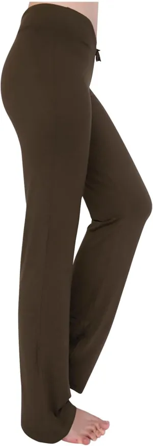 Wide Leg Yoga Pants Women Drawstring High Waist Tummy Control Lounge Trouser Bootcut Comfy Pants Gym Workout Leggings