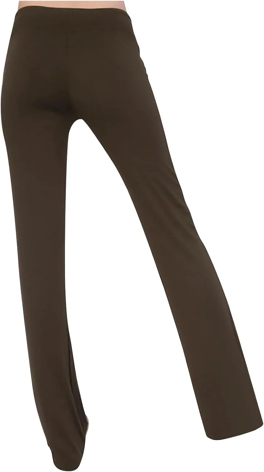 Wide Leg Yoga Pants Women Drawstring High Waist Tummy Control Lounge Trouser Bootcut Comfy Pants Gym Workout Leggings
