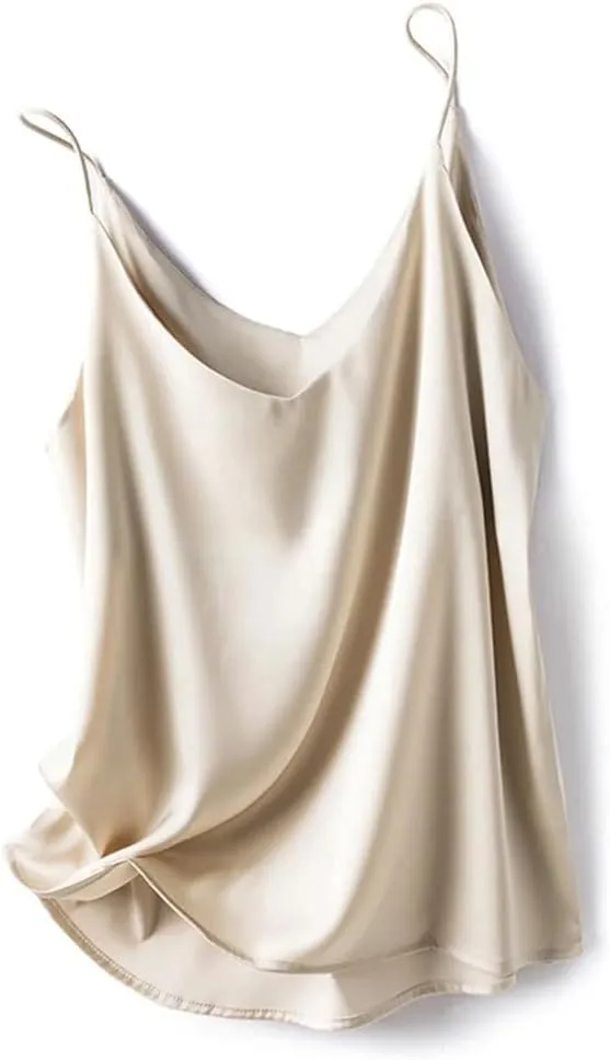 Women Summer Camisole Slim Vest Sexy Sleeveless V-Neck Tee Tank Solid Crop Tops