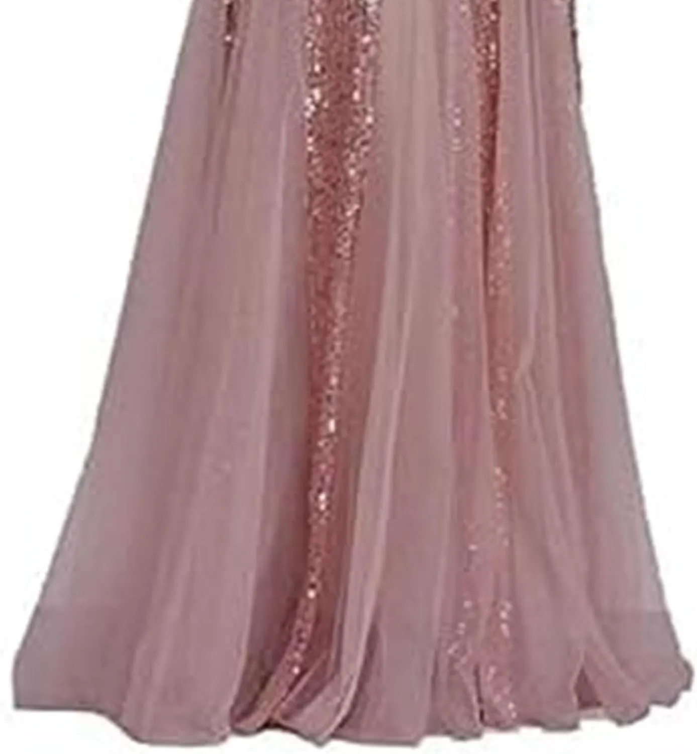 Women's Backless V Neck Wedding Guest Dress Sequin Sparkly Cocktail Maxi Dress Sleeveless Sllim Fit Ruffle Dresses