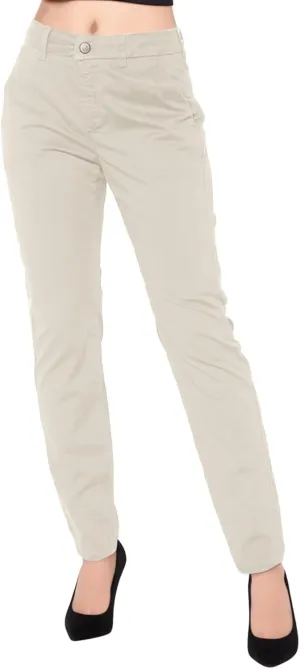 Womens Elegant Casual Daily Straight Leg Casual Pants Suit Pants Solid Color Zipper Button Trousers High Waist