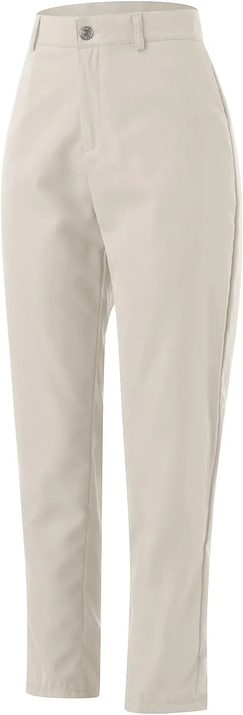 Womens Elegant Casual Daily Straight Leg Casual Pants Suit Pants Solid Color Zipper Button Trousers High Waist