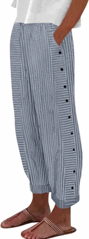 Womens Pants, WomenS Linen Casual Pants Straight Leg Peasant Trendy 2025 Teacher