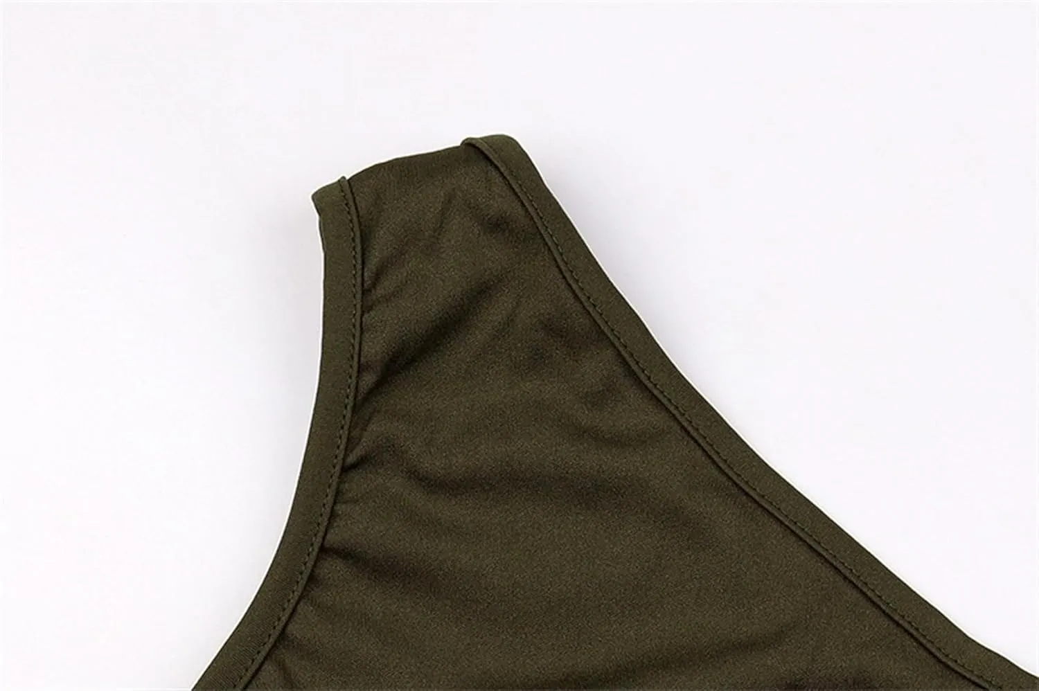 Women's Ruffle High Split Cocktail Party Dress Slim Fit Sleeveless Wedding Dress One Shoulder Sexy Prom Eveing Dresses