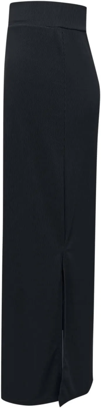 Women's Stretch Elastic High Waisted Knee Pencil Maxi Skirts Slim Fit Bodycon Office Work Business Dress