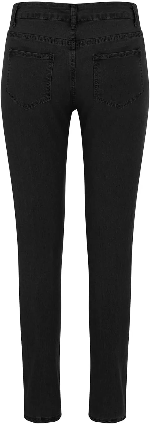 Women's Stretchy Skinny Jeans High Waisted Slim-Fit Butt Lifting Jeggings Sexy Comfy Plus Size Long Denim Pencil Pant