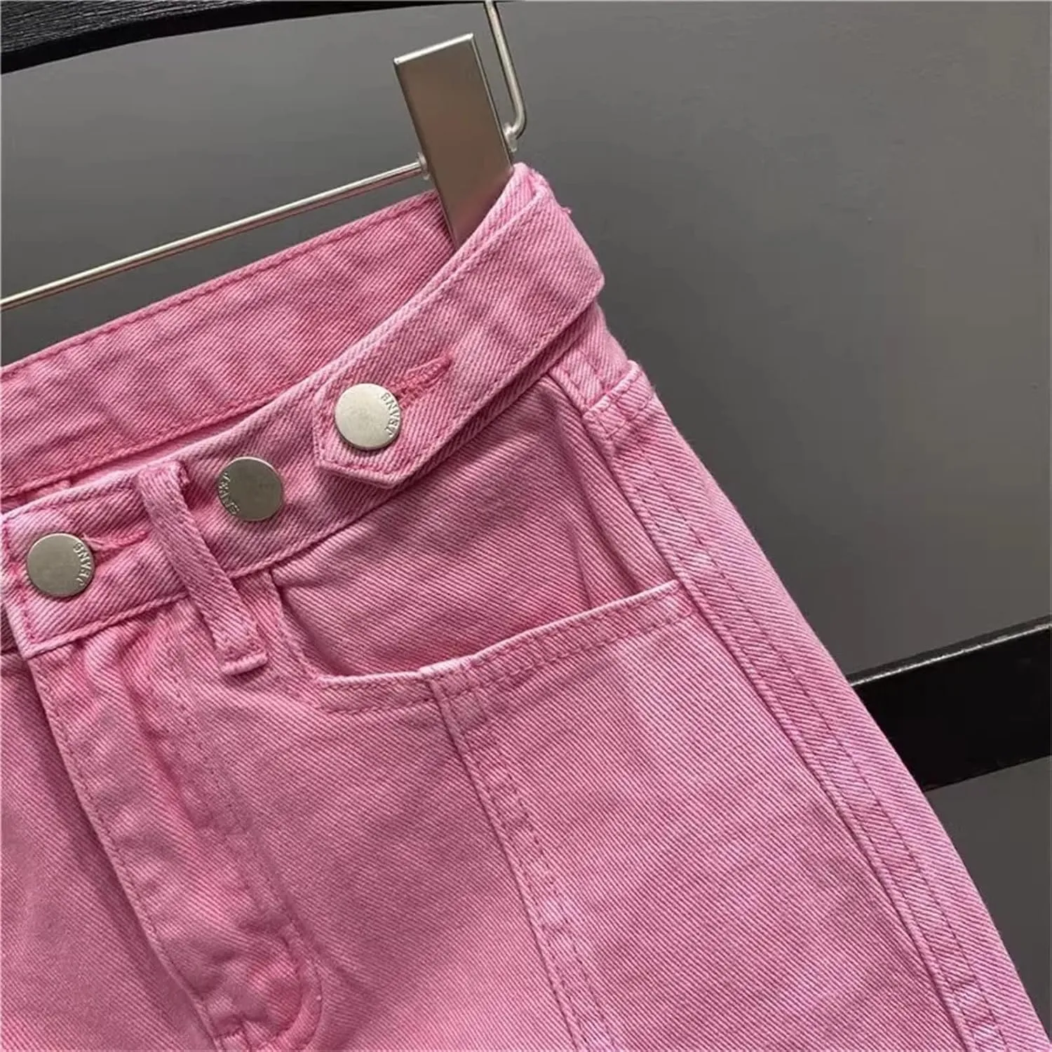 Women's Summer Denim Skirt Vintage High Waisted Slim Fit A-Line Wrapped Buttocks Jeans Short Skirt