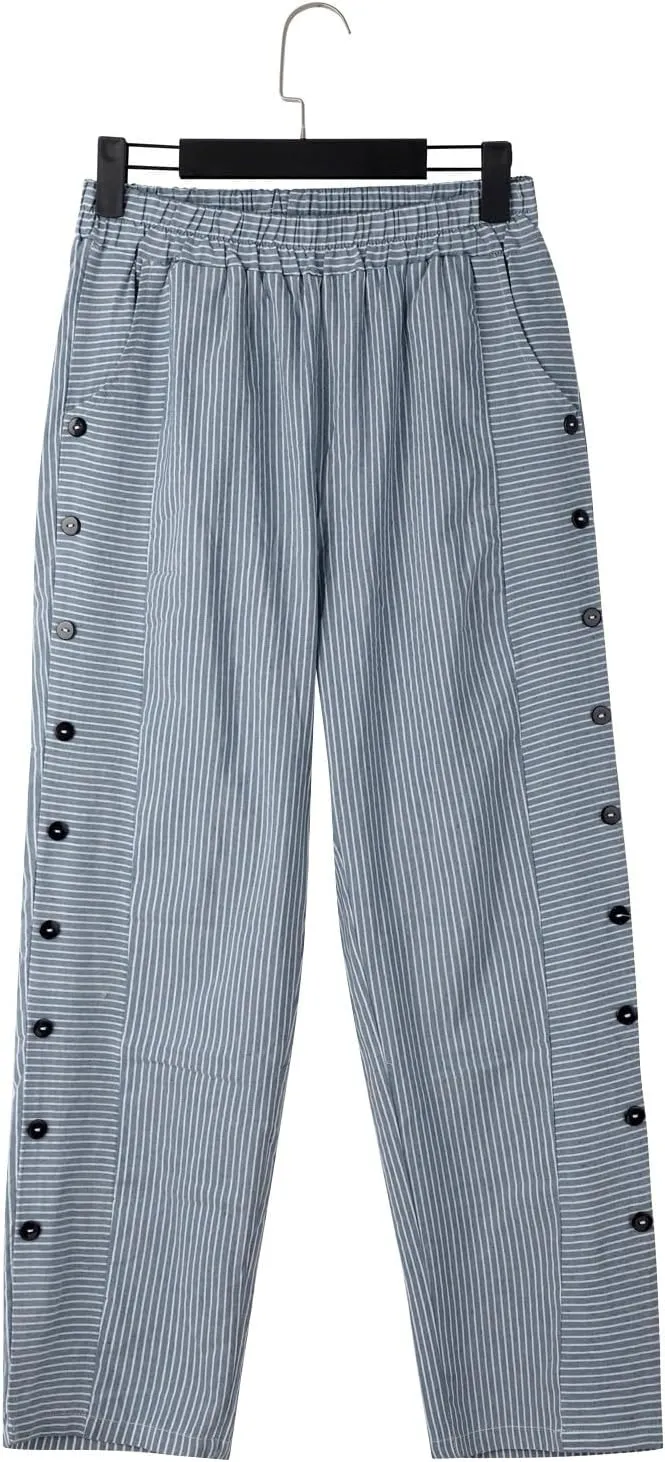 Womens Wide Leg Pants Leg Pants Fashion Drawstring Elastic Trousers Comfy Straight Long Fall Fashion Outfits