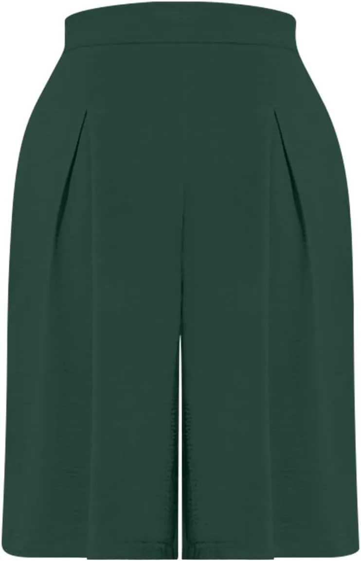 Womens' Yoga Pants with Pockets Tummy Control High Waist Flare Crop Waist Casual Palazzo Trousers 2025 Capris