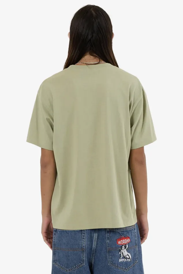 WORSHIP SUPPLIES HOLD UP RE UP TEE - SWAMP GREEN