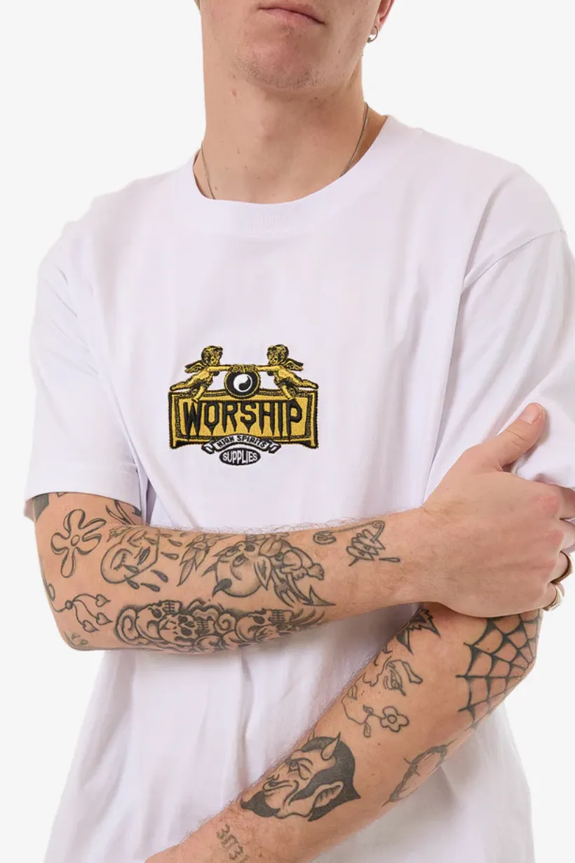 WORSHIP SUPPLIES LAVISH TEE - WHITE