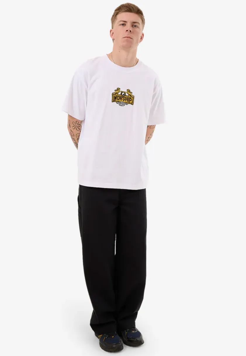 WORSHIP SUPPLIES LAVISH TEE - WHITE